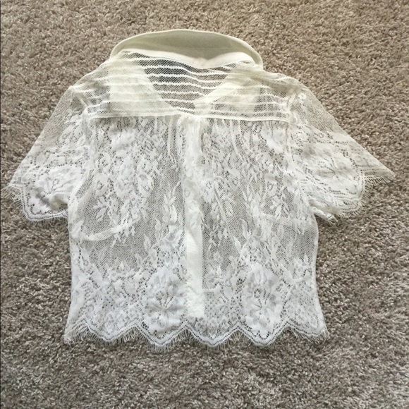 Soft Lace Crop Top - Picture 8 of 8
